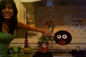 Saucepan with Googly Eyes