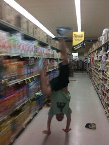 Handstand in the Cereal Aisle - Coray R.