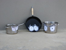 Saucepan with Googly Eyes - Anna M.