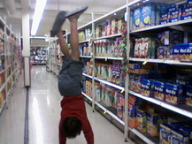 Handstand in the Cereal Aisle - Matthew Killick