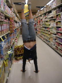 Handstand in the Cereal Aisle - Laura P.