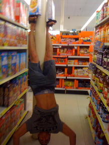 Handstand in the Cereal Aisle - Nico M.
